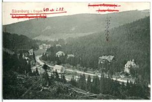 Bärenburg. Blick ins Tal