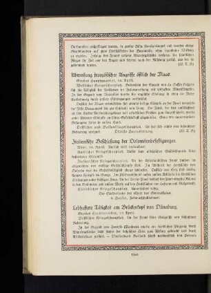 Abweisung französischer Angriffe östlich der Maas.