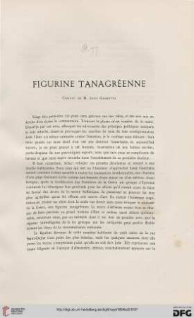 Figurine tanagréenne