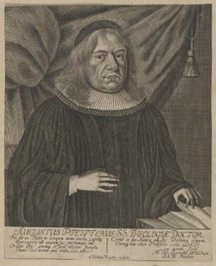 Bildnis des Augustus Pfeifferus