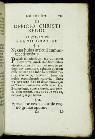 De Officio Christi regio.