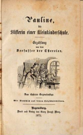 Illustrirte Ausgabe der kleinen Erzählungen : Mit Stahlstichen u. feinen Holzschnitten, 14