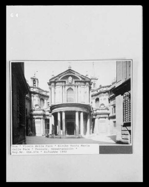 Santa Maria della Pace — Fassade
