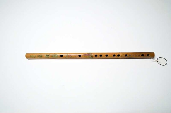 open transverse flute with finger holes