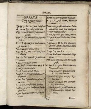 Errata Typographica