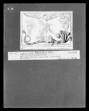 Apokalypse — Michael besiegt den Drachen, Folio fol. 20