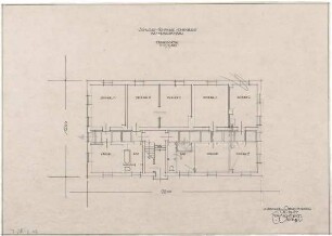 Gsaenger, Gustav; Hohenburg bei Lenggries (Bayern); Schlossschänke, Umbau - Wohnungseinbau (Grundriss EG)