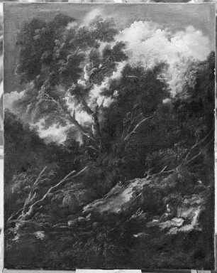 Landschaften mit Mönchen — Landschaft mit einem lesenden Franziskaner