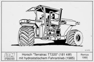 Horsch "Terratrac TT220" (181 kW) mit hydrostatischem Fahrantrieb (1985)