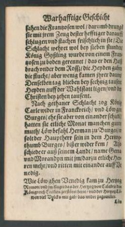 Wie Löw ghen Venedig kam zu Hertzog Rymon/ und im klagte das der Hertzog von Calabrie das Königreich Cecilien zerstöret hette/ ...