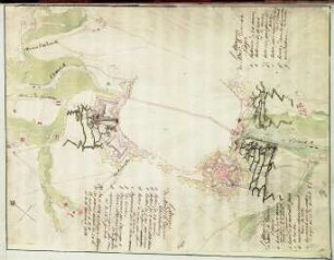 WHK 14 Spanischer Sukzessionskrieg 1701-1713 bis zum Frieden von Rastatt: Plan des Angriffs der Alliierten auf Tournai, 1709