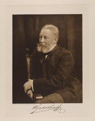 "Architekt Hugo Groothoff" aus der Mappe "Hamburgische Männer und Frauen am Anfang des XX. Jahrhunderts"