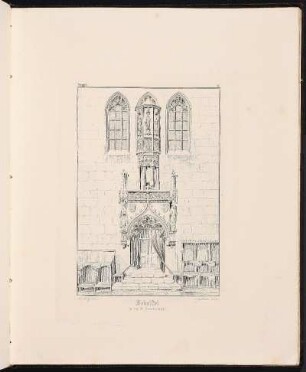 Suppl. 3. Sakristei in der St. Lorenzkirche. - Sankt Lorenz, Nürnberg
