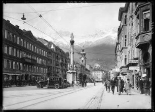 Österreich, Innsbruck. Maria-Theresien-Straße. Straßenbild