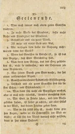 35. Seelenruhe