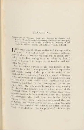 Chapter VII. Preparations at Srinagar ...