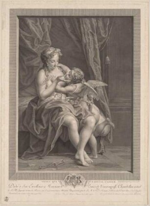 Venus qui caresse l'Amour (Amor und Venus)