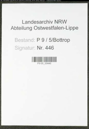 Namensverzeichnis Bottrop, Sterbefälle