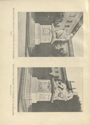 Marmordenkmal der Kaiserin Augusta auf dem Opernplatz. (Schaper)