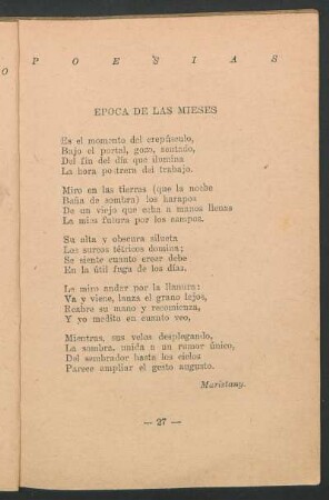 Época de la mieses