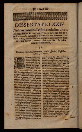 544-578, Dissertatio XXIV.
