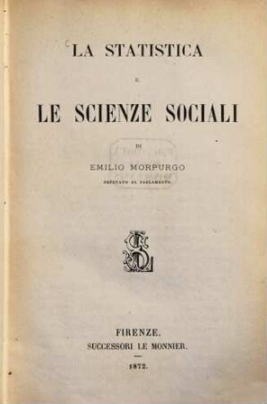 La statistica e le scienze sociali