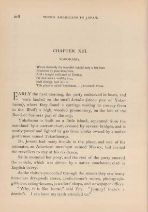 Chapter XIII. Yokohama