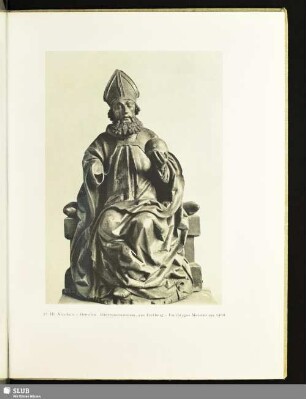 27. Hl. Nicolaus / Dresden, Altertumsmuseum, aus Freiberg / Freiberger Meister um 1490