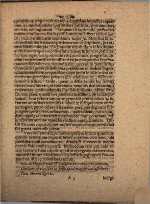 Exercitatio Academica De Gymnasiis Literariis Atheniensium