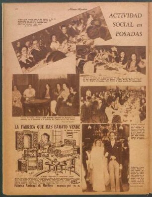 Actividad social en Posadas [Fotografías]
