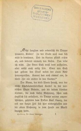 Dr. Gaarz' Patienten : Roman von Hermann Heiberg