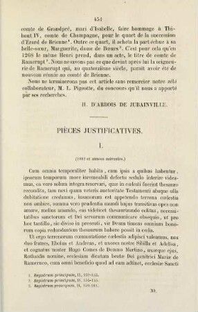 451-458, Pièces Justificatives