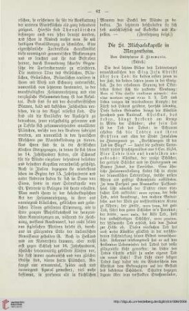 4: Die St. Michaelskapelle in Mergentheim, [4]