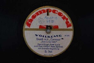 Duett aus "Carmen" : "Eine Linie tiefer" / [Georges Bizet]