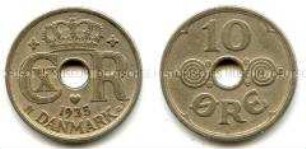 Dänemark, 10 Öre