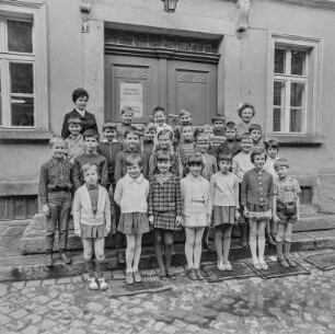 Klassenbild sorbische Oberschule