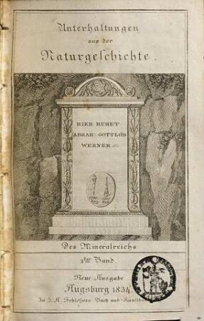Unterhaltungen aus der Naturgeschichte, [26]. Des Mineralreichs 1ter Band