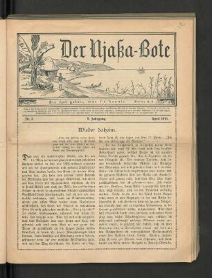 Nr. 2. 9. Jahrgang. April 1913