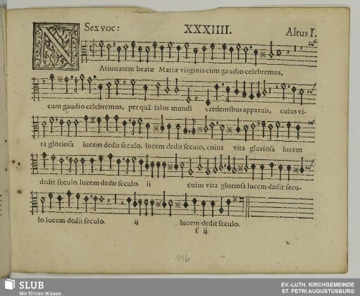 XXXIIII. Nativitatem beatae Mariae virginis