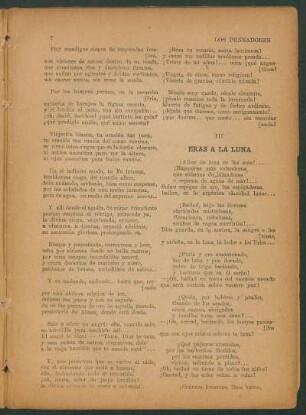 III - Eras a la luna