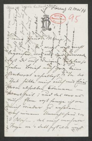 Brief an Marie von Bülow : 12.05.1894