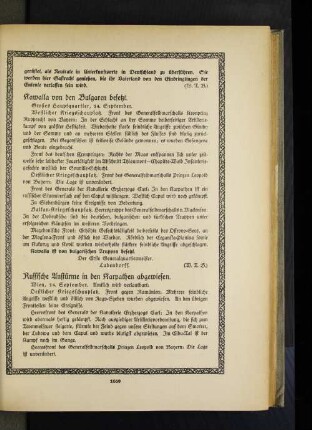 Russische Anstürme in den Karpathen abgewiesen.