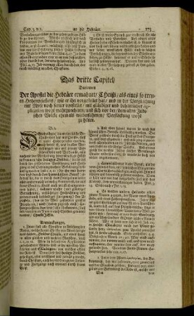 Das dritte Capitel – Das fünfte Capitel