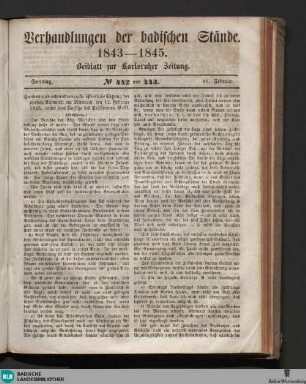 Verhandlungen der badischen Stände, Nr. 442 und 443
