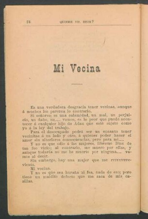 Mi vecina