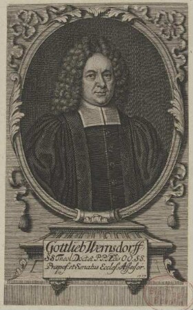 Bildnis des Gottlieb Wernsdorff