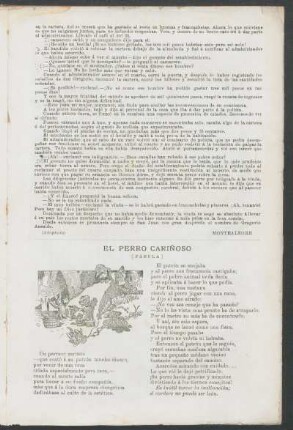 El perro cariñoso - (Fábula)