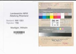 Entnazifizierung Wilhelm Moeltgen , geb. 15.11.1893 (Schreiner)