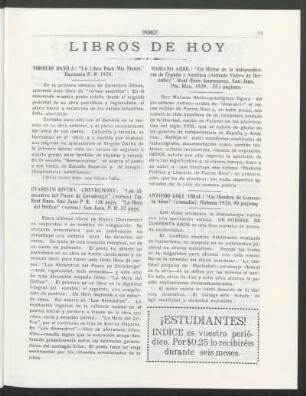Libros de hoy