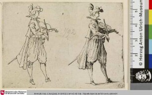 [Mann spielt Violine]